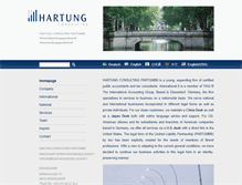 Tablet Screenshot of hartung-consulting.com